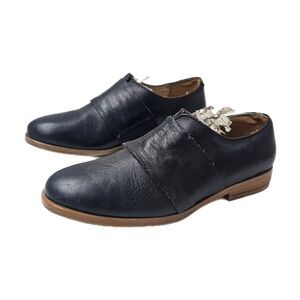 Wolverine Florentina Leather Slip On Loafer Womens 5.5 Navy 1000 Mile Collection
